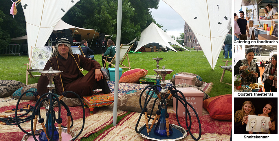 Sishas en Marokkaanse tenten